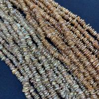 Keishi 培養した淡水の真珠, パール, 不規則, 無色, 8-9mm, で販売される 約 15.35 インチ ストランド