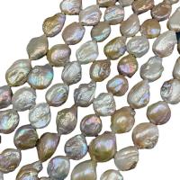 Perle perline Keishi coltivate d'acqua dolce, perla d'acquadolce coltivata naturalmente, DIY, sfumatura di colore, 17-20mm, Venduto per Appross. 15.35 pollice filo