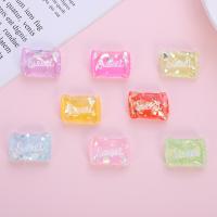 Mobile Phone DIY Decoration, Resin, more colors for choice, nickel, lead & cadmium free, 17x25x6mm, Sold By PC