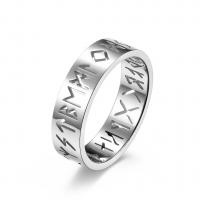 Titanium Steel Finger Ring plated fashion jewelry 6mm Sold By PC