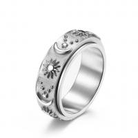 Titanium Steel Finger Ring plated fashion jewelry 8mm Sold By PC