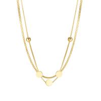 Stainless Steel Jewelry Necklace, with 2.17inch extender chain, plated, for woman, more colors for choice, Length:Approx 16.14 Inch, Sold By PC