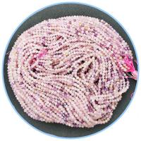 Super-7 Perle, rund, poliert, DIY & facettierte, gemischte Farben, 3mm, verkauft per 38 cm Strang
