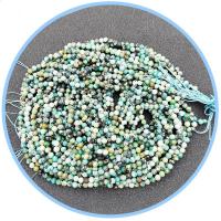 Türkis Perlen, rund, poliert, DIY & facettierte, gemischte Farben, verkauft per 38 cm Strang