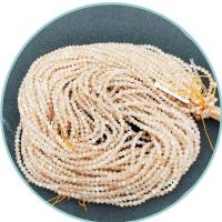 Sonnenstein Perle, rund, poliert, DIY & facettierte, hellrote Orange, verkauft per 38 cm Strang