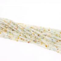Perles en marbre naturel, marbre teint, DIY, couleurs mélangées, 3mm, Vendu par 38 cm brin