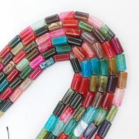 Agate Beads, Column, polished, DIY, more colors for choice, Sold Per 38 cm Strand