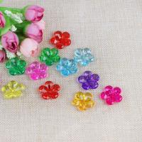 Prozirni akril perle, Cvijet, možete DIY, više boja za izbor, 20mm, 500/G, Prodano By G