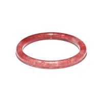 Morango Quartz pulseira comum, para mulher, vermelho, comprimento 21 cm, vendido por PC