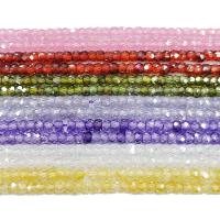 Natural Quartz Jewelry Beads, polished, DIY & faceted, more colors for choice, 2x3mm, Length:38 cm, 20Strands/Bag, Sold By Bag