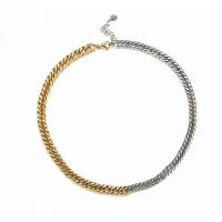 Corrente de colar, aço inoxidável, with 1.96 inch extender chain, banhado, para mulher, dois diferentes cores, comprimento Aprox 16.53 inchaltura, vendido por PC
