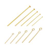 Brass Eyepin, plated, more colors for choice, Sold By Bag
