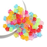 Acryl Schmuck Perlen, DIY, gemischte Farben, 10x10mm, Bohrung:ca. 3.8mm, 500PCs/Tasche, verkauft von Tasche