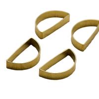 Brass Linking Ring, Letter D, golden, 20x10x4mm, Approx 100PCs/Bag, Sold By Bag