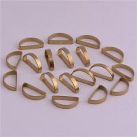Sárgaréz Összekapcsolása Ring, Letter D, aranysárga, 14.50x8x2.50mm, Kb 100PC-k/Bag, Által értékesített Bag
