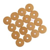 Brass Jewelry Pendants, Donut, golden, 15x0.40mm, Approx 100PCs/Bag, Sold By Bag