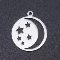 Titanium Steel Pendants, Round, plated, fashion jewelry, more colors for choice, 21x18mm, 10PCs/Bag, Sold By Bag