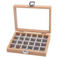 Multifunctional Jewelry Box, Wood, portable & different styles for choice, more colors for choice, 210x160x50mm, Sold By PC