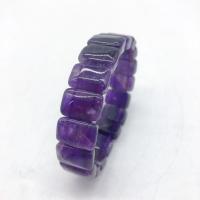 Amethyst Bracelet, polished, Unisex, purple, 16x11x6mm, Sold By PC