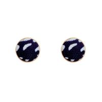 Zinc Alloy Stud Earring with Velveteen high quality plated fashion jewelry & for woman Sold By Pair