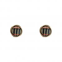 Zinc Alloy Stud Earring with Cloth high quality plated fashion jewelry & for woman Sold By Pair