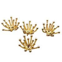 Brass Bead Cap Flower plated fashion jewelry & DIY 15mm Sold By PC