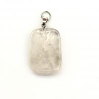 Dragon Veins Agate Pendant, with Iron, plated, DIY, more colors for choice, 25x35mm, Sold By PC