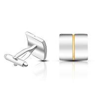 Cufflinks Brass platinum color plated for man Sold By Pair