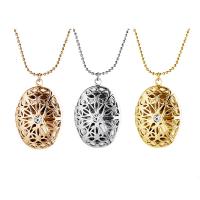 Fashion Locket Necklace Brass with 1.97inch extender chain plated with photo locket & for woman & with rhinestone nickel lead & cadmium free Length Approx 15.75 Inch Sold By PC