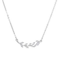 Tibetan Style Jewelry Necklace, plated, for woman, silver color, Length:Approx 45 cm, Sold By PC