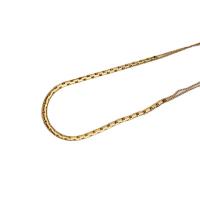 Titanstahl Halskette, plattiert, für Frau, goldfarben, Länge:ca. 45 cm, verkauft von PC
