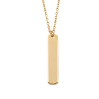 Edelstahl Schmuck Halskette, plattiert, Modeschmuck, keine, frei von Nickel, Blei & Kadmium, 8x37.70mm, Länge 50 cm, 5PCs/Tasche, verkauft von Tasche