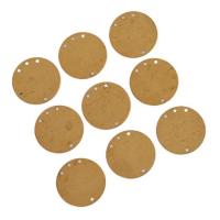Brass Sieraden Connector, Messing, Ronde, 1/3 lus, gouden, 20x0.30mm, Ca 100pC's/Bag, Verkocht door Bag