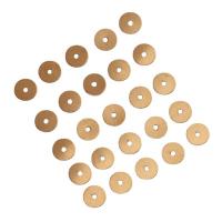 Colgantes de la joyería de cobre amarillo, metal, Donut, dorado, 5x0.30mm, aproximado 1000PCs/Bolsa, Vendido por Bolsa