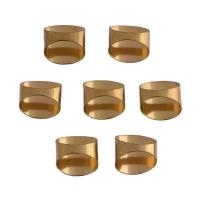 Brass Slide Charm, golden, 13x0.50mm, Approx 100PCs/Bag, Sold By Bag