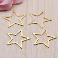 Brass Linking Ring, Star, golden, 27x1mm, Approx 100PCs/Bag, Sold By Bag
