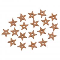 Brass Jewelry Pendants Star hollow golden Approx Sold By Bag