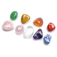misto de pedras semi-preciosas enfeites de artesanato, joias de moda, cores misturadas, 50x80mm, 9PCs/Defina, vendido por Defina