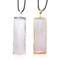 Gypsum Stone Pendant, with Tibetan Style, plated, fashion jewelry, more colors for choice, 50-70mm,10-20mm, Sold By PC