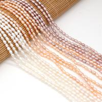 Cultured Rice Freshwater Pearl Beads, DIY, more colors for choice, 3-4mm, Sold Per 14.96 Inch Strand