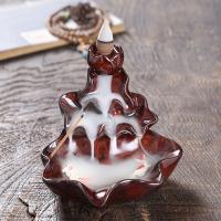 Backflow Incense Burner, Porcelain, handmade, for home and office & durable & multifunctional, more colors for choice, 115x110x100mm, Sold By PC