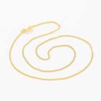 Brass Necklace Chain plated for woman golden Length Approx 50 cm Sold By PC