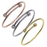 304 Stainless Steel Cuff Bangle Adjustable & for woman Sold By PC