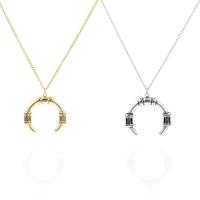 Nerezová ocel šperky náhrdelník, 304 Stainless Steel, unisex, více barev na výběr, 26x22mm, Délka 42 cm, Prodáno By PC