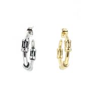 Stainless Steel Stud Earrings 304 Stainless Steel stainless steel post pin plated for woman Sold By Pair