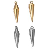 Stainless Steel Pendants, plated, DIY & different size for choice & different styles for choice, more colors for choice, 7.40x5mm, 10PCs/Bag, Sold By Bag