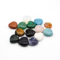 Ювелирные подвески из драгоценных камней, Природный камень, Сердце, различные материалы для выбора & Мужская, Много цветов для выбора, 30x30mm, продается PC