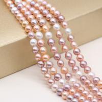 Cultured Potato Freshwater Pearl Beads DIY mixed colors 8-9mm Sold Per 14.96 Inch Strand