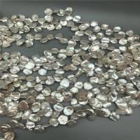 Keishi 培養した淡水の真珠, 天然有核フレッシュウォーターパール, DIY, 無色, 15x17mm, で販売される 14.96 インチ ストランド