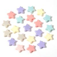 Acryl Schmuck Perlen, Stern, DIY & verschiedene Stile für Wahl, gemischte Farben, 10mm,11mm, 500PCs/Tasche, verkauft von Tasche